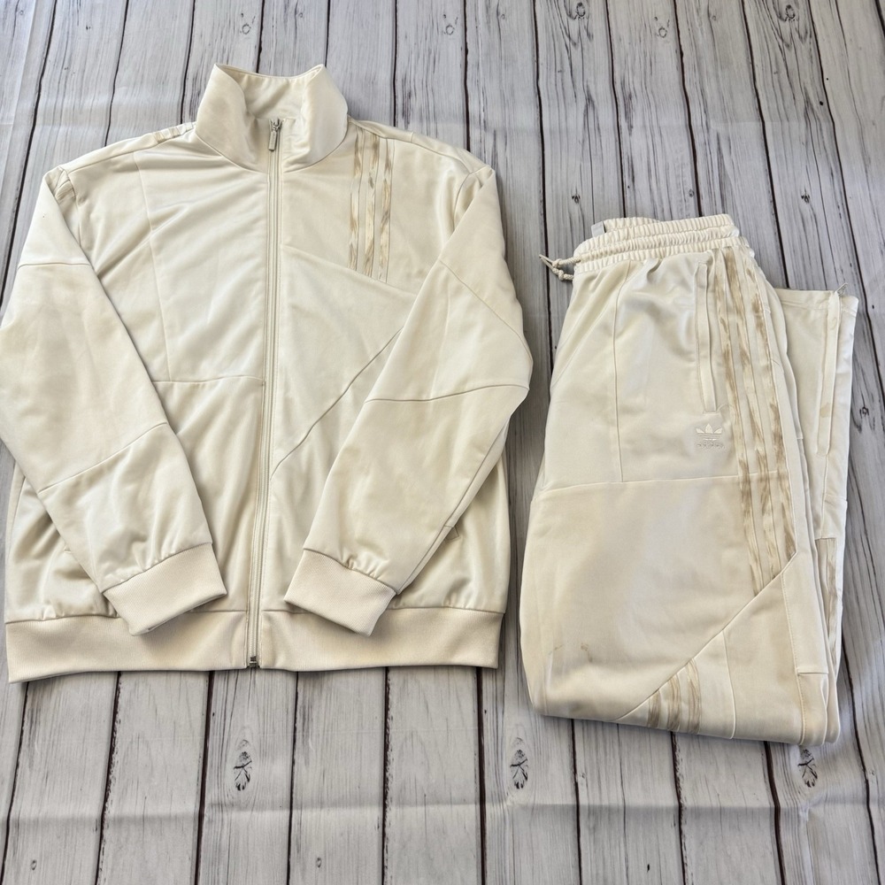 Adidas x Danielle Cathari Firebird Cloud White Track Pants & Jacket Size Large - Picture 2 of 16